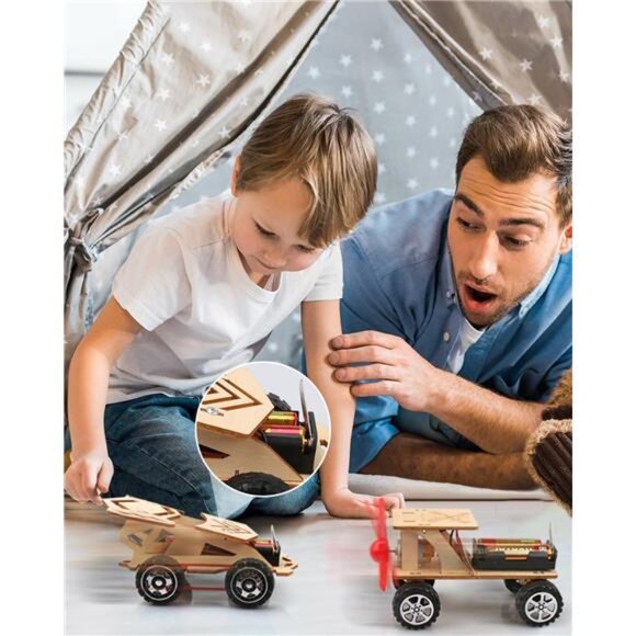 Poraxy 5 in 1 STEM Kits for Kids Age 8-10, Science Building Projects Craft for - Picture 5 of 7